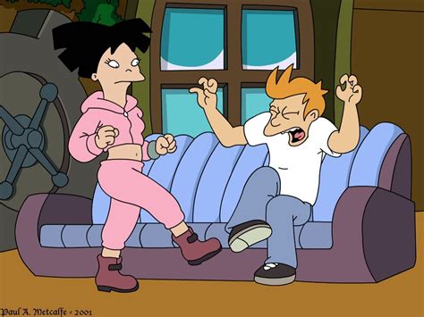 futurama fry and amy